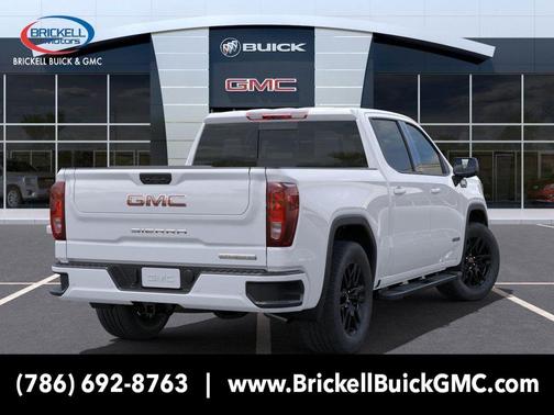 Summit White 2025 GMC Sierra 1500 Elevation