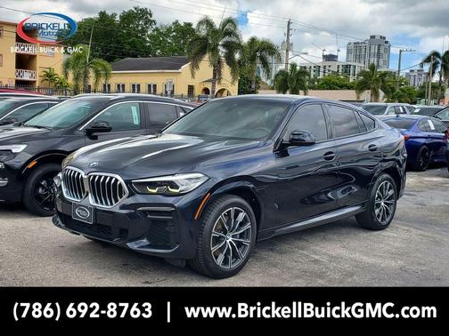 Carbon Black Metallic 2022 BMW X6 xDrive40i