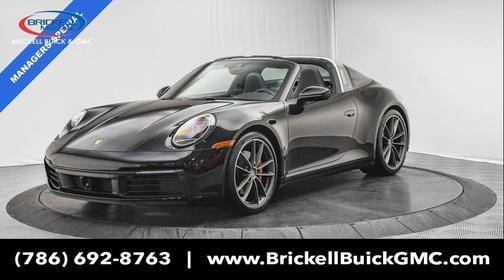 Black 2022 Porsche 911 Targa 4S