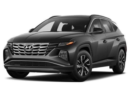 Amazon Gray 2022 Hyundai TUCSON Hybrid Blue
