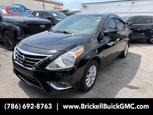 Super Black 2019 Nissan Versa 1.6 SV