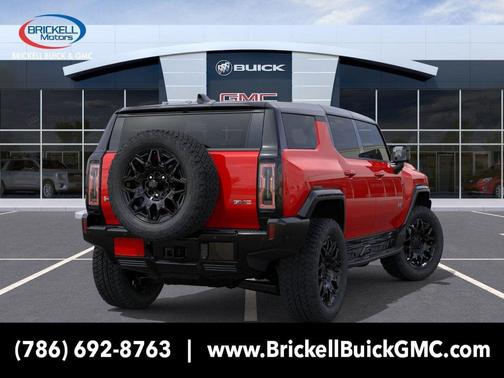 Solar Orange 2026 GMC HUMMER EV SUV 2X