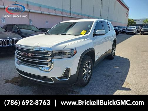 Summit White 2023 GMC Acadia SLE