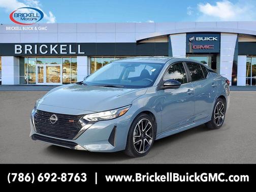 Atlantic Gray Metallic 2024 Nissan Sentra SR