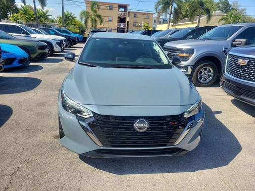 Atlantic Gray Metallic 2024 Nissan Sentra SR