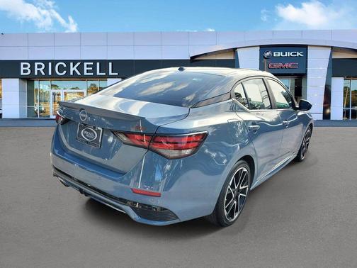 Atlantic Gray Metallic 2024 Nissan Sentra SR