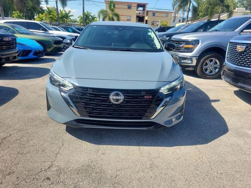 Atlantic Gray Metallic 2024 Nissan Sentra SR