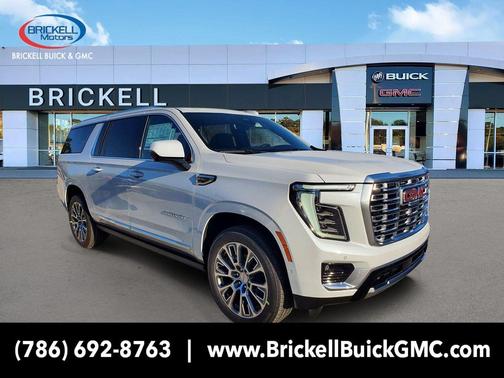 Glacier White Tricoat 2026 GMC Yukon XL Denali
