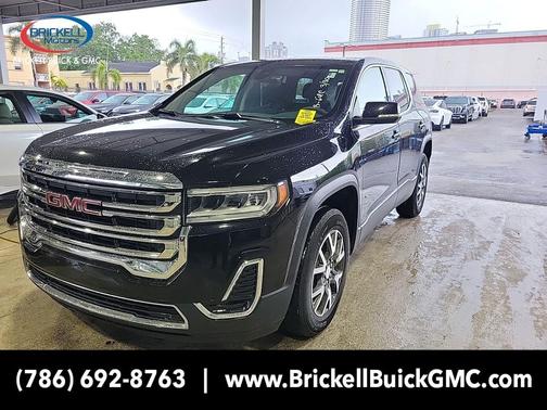 Ebony Twilight Metallic 2023 GMC Acadia FWD SLE