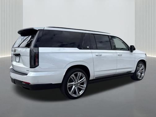Crystal White Tricoat 2025 Cadillac Escalade ESV Sport Platinum
