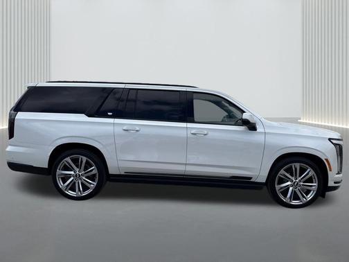 Crystal White Tricoat 2025 Cadillac Escalade ESV Sport Platinum