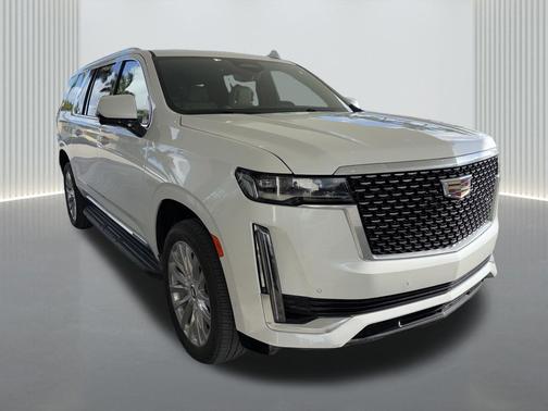 Crystal White Tricoat 2024 Cadillac Escalade ESV Premium Luxury