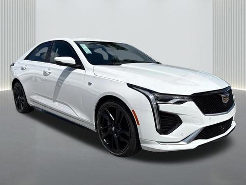 Summit White 2026 Cadillac CT4 Sport RWD