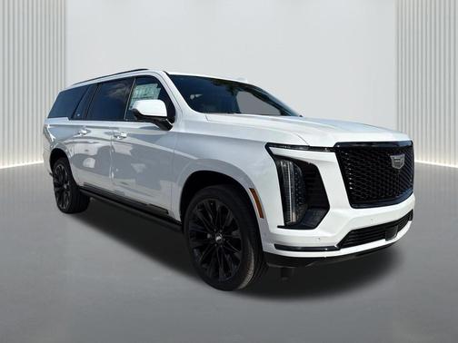 Vibrant White Tricoat 2026 Cadillac Escalade ESV Sport Platinum