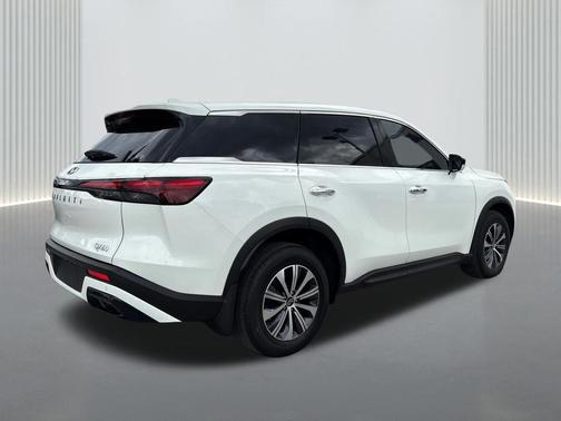 Glacier White 2025 INFINITI QX60 Pure