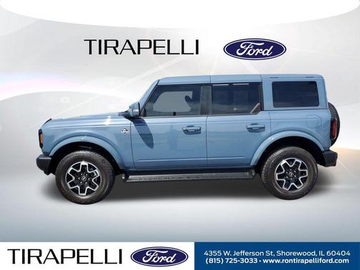 Azure Gray Metallic 2025 Ford Bronco Outer Banks