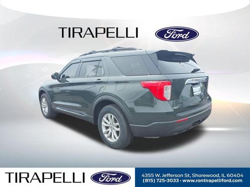 Forged Green Metallic 2022 Ford Explorer XLT