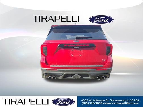 Rapid Red Metallic Tinted Clearcoat 2023 Ford Explorer ST