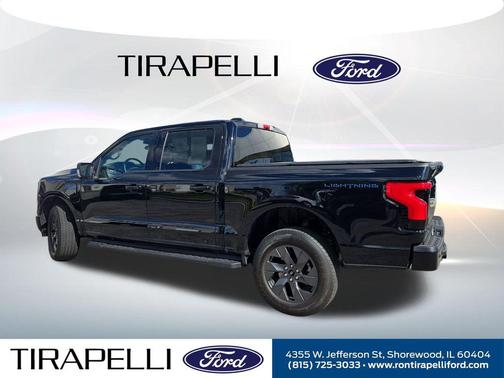 Black Metallic 2025 Ford F-150 Lightning Flash