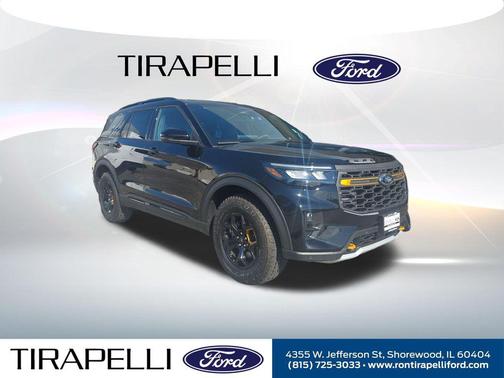 Agate Black Metallic 2026 Ford Explorer Tremor