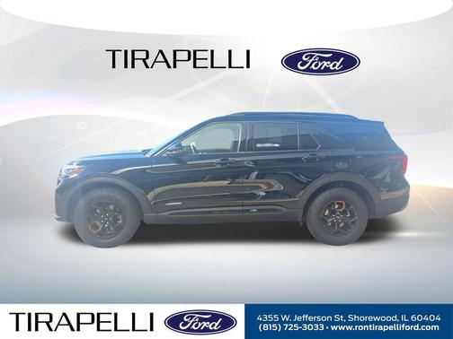 Agate Black Metallic 2026 Ford Explorer Tremor