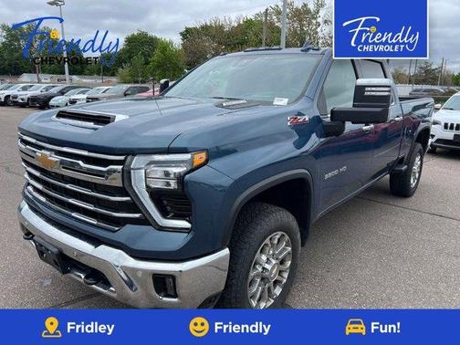 Lakeshore Blue Metallic 2024 Chevrolet Silverado 3500 LTZ