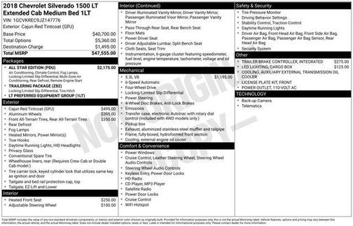 2018 Chevrolet Silverado 1500 1LT