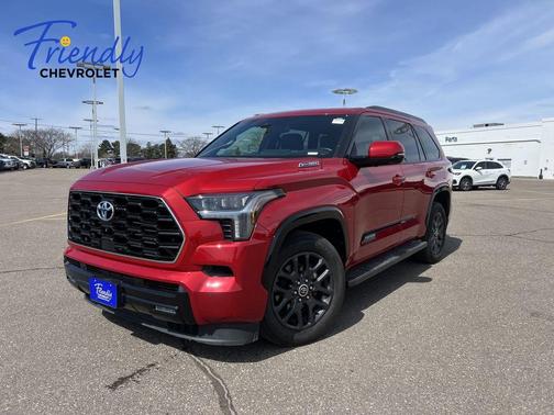 Red Metallic 2023 Toyota Sequoia Platinum