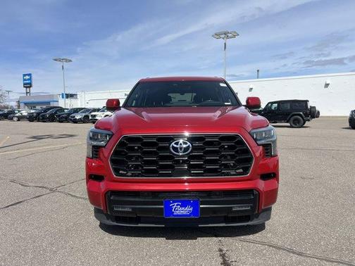 Red Metallic 2023 Toyota Sequoia Platinum