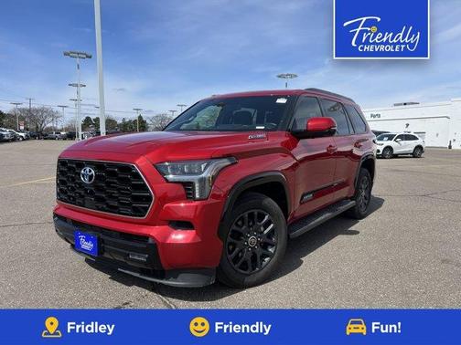 Red Metallic 2023 Toyota Sequoia Platinum