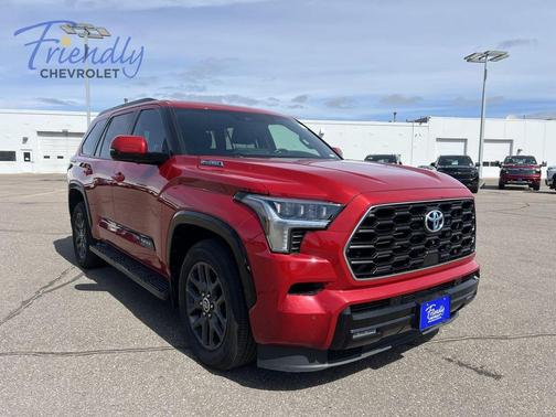 Red Metallic 2023 Toyota Sequoia Platinum