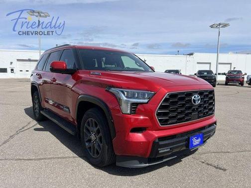 Red Metallic 2023 Toyota Sequoia Platinum