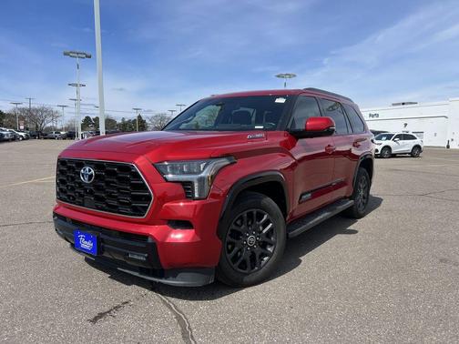Red Metallic 2023 Toyota Sequoia Platinum