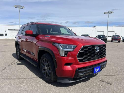 Red Metallic 2023 Toyota Sequoia Platinum