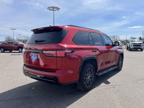 Red Metallic 2023 Toyota Sequoia Platinum