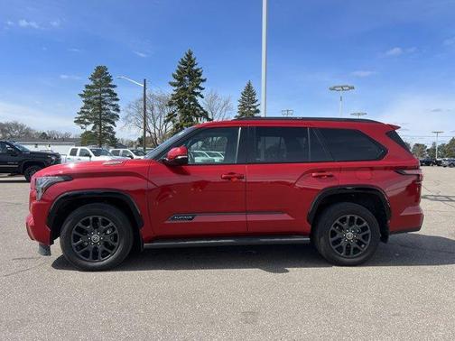 Red Metallic 2023 Toyota Sequoia Platinum