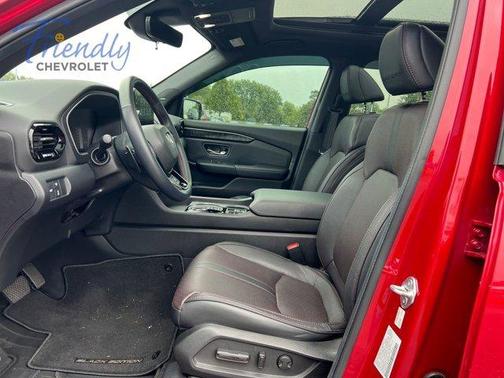 Radiant Red Metallic II 2025 Honda Pilot Black Edition