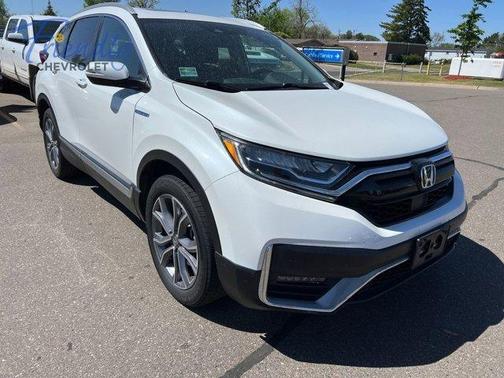 Platinum White Pearl 2020 Honda CR-V Hybrid Touring