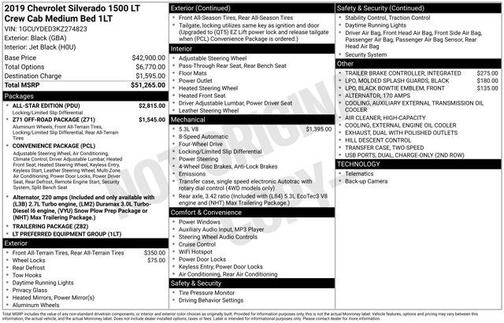 2019 Chevrolet Silverado 1500 LT