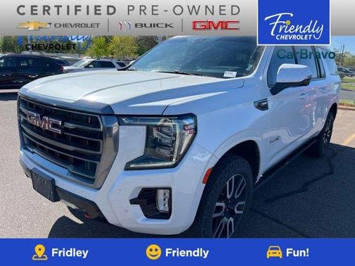 White Frost Tri-Coat 2022 GMC Yukon XL AT4