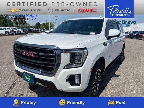 White Frost Tri-Coat 2022 GMC Yukon XL AT4