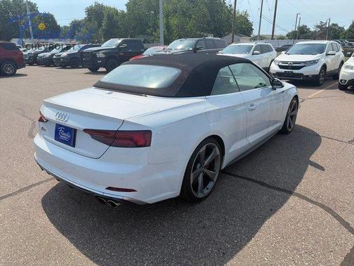 Glacier White Metallic w/ Black Roof 2019 Audi S5 3.0T Premium Plus