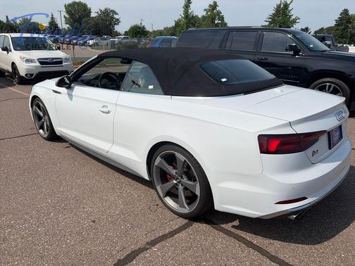 Glacier White Metallic w/ Black Roof 2019 Audi S5 3.0T Premium Plus