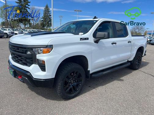 Summit White 2023 Chevrolet Silverado 1500 Custom Trail Boss