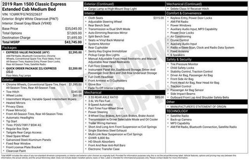 2019 RAM 1500 Classic Express