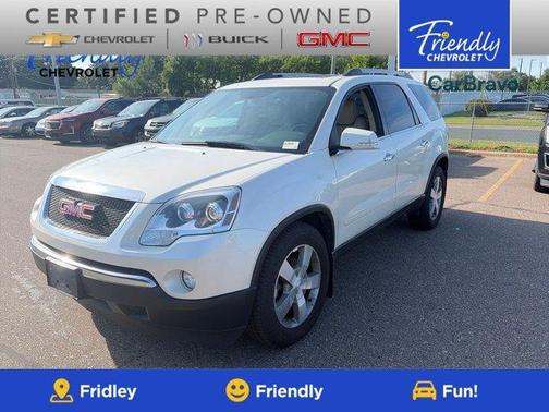 White Diamond Clearcoat 2012 GMC Acadia SLT-1