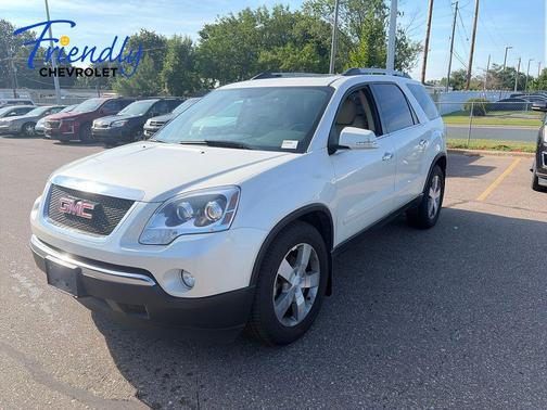 White Diamond Clearcoat 2012 GMC Acadia SLT-1
