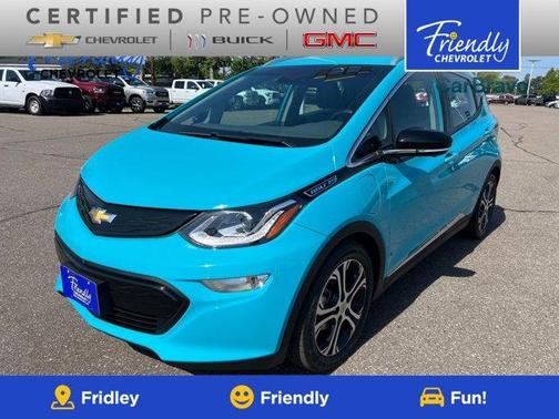 Oasis Blue 2021 Chevrolet Bolt EV Premier