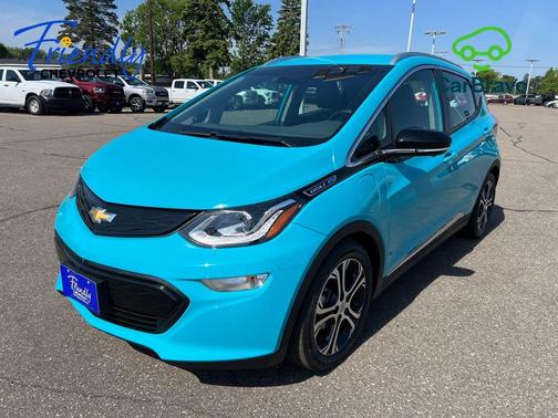 Oasis Blue 2021 Chevrolet Bolt EV Premier