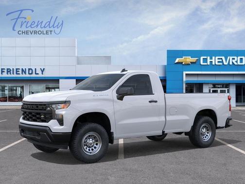 Summit White 2026 Chevrolet Silverado 1500 WT